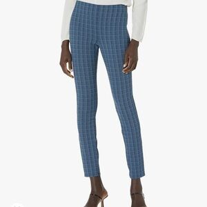 Theory Skinny leggings skinny pants  KB blue grid scuba